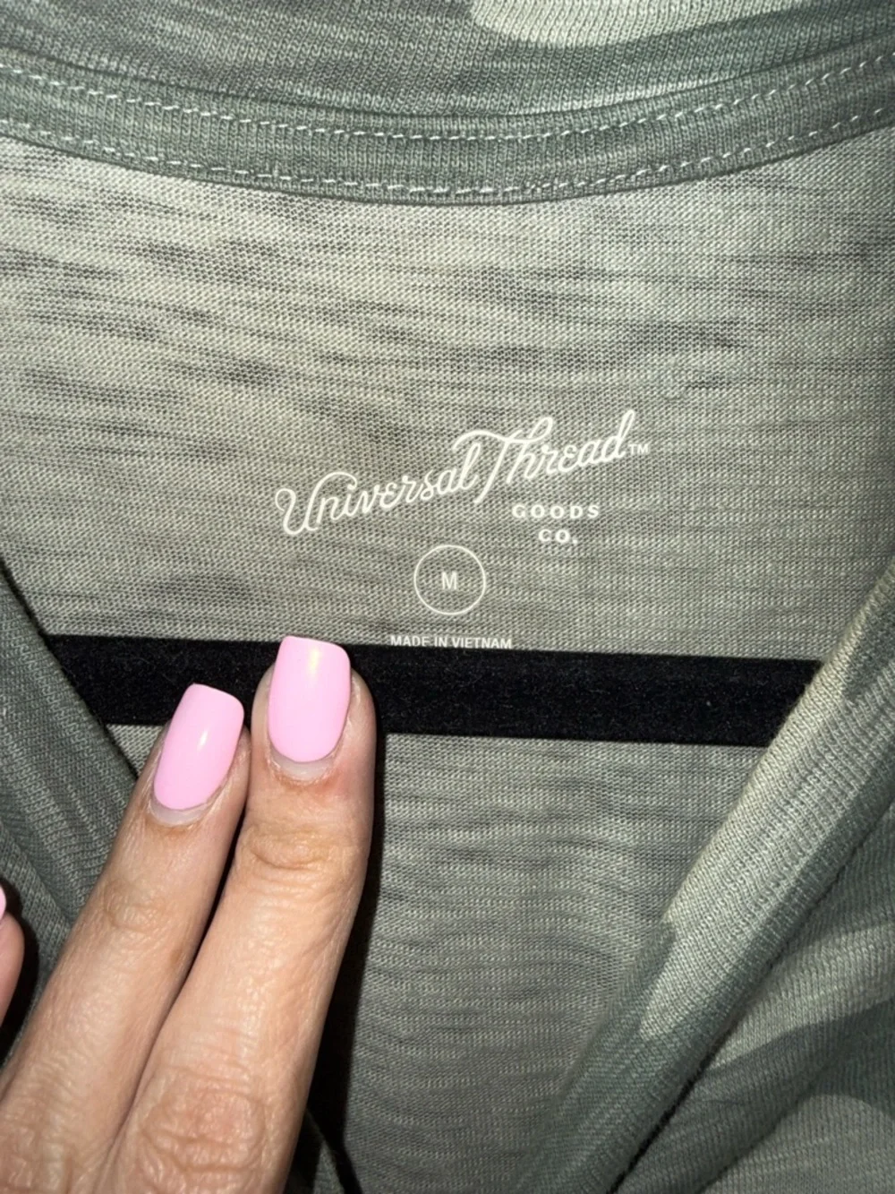 Sleeveless universal thread size medium Camo Midi Dress - Green Camo - Picture 2 of 2